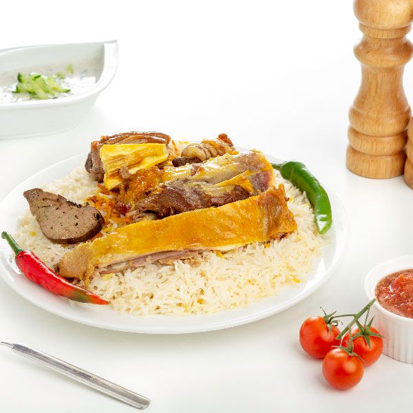 مندي - ذبيحة مندي لحم